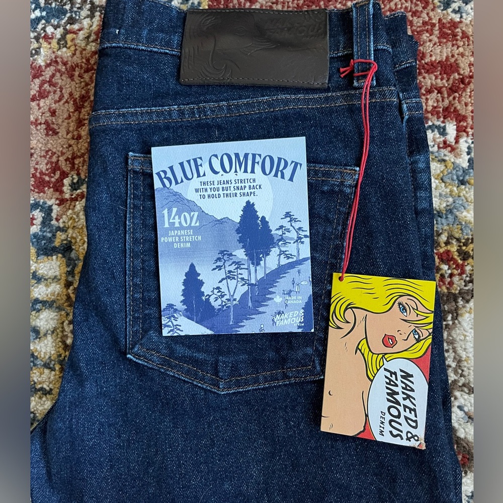Naked & Famous - super guy size 32
